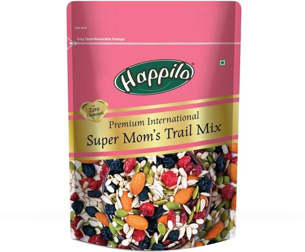 Happilo Premium International SuperMOM Trial Mix 3 Almonds, Cranberries, Pistachios, Blueberry, Raisins, Cherries