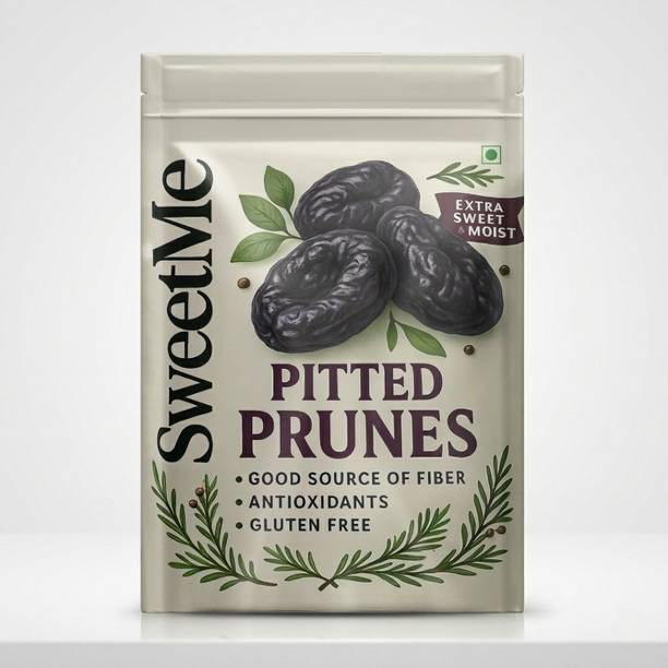 Sweetme Premium Pitted Prunes- Potassium, Vitamin & Fiber Rich Superfruit | Soft & Moist Prunes