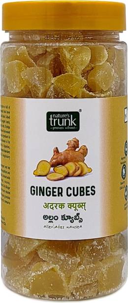 Nature's Trunk Ginger Cubes | Ginger Candy Candid Peel