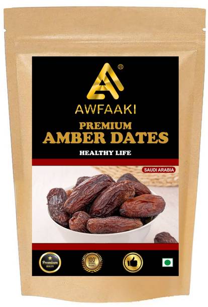 AWFAAKI Amber Dates | Saudi Arabia 250 Gm Dates