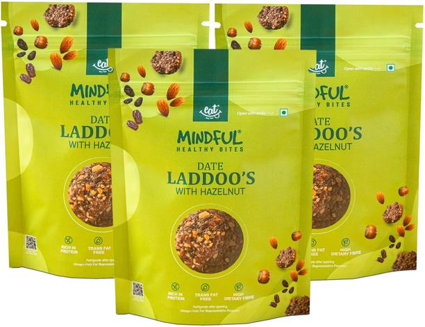 Eat Anytime Sugar Free Dates Laddoo's With Hazelnut Flavour Super Saver Pack of 30 Hazelnuts