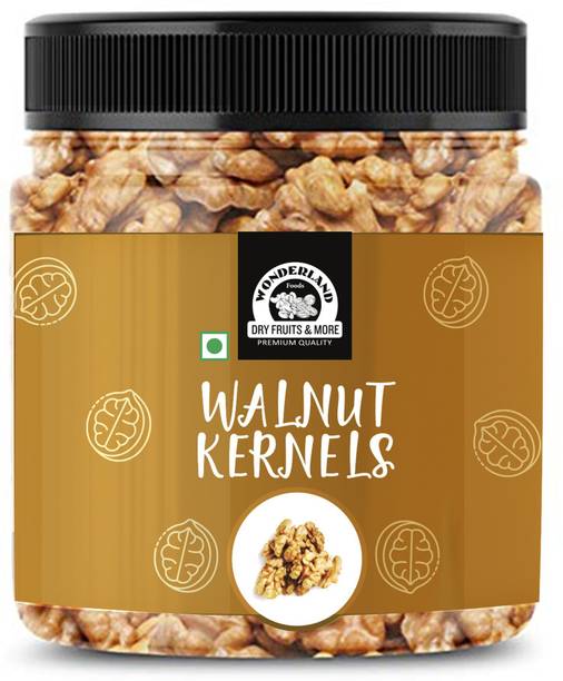 WONDERLAND FOODS 100% Natural Without Shell Broken Akhrot Kernels (Giri) Walnuts