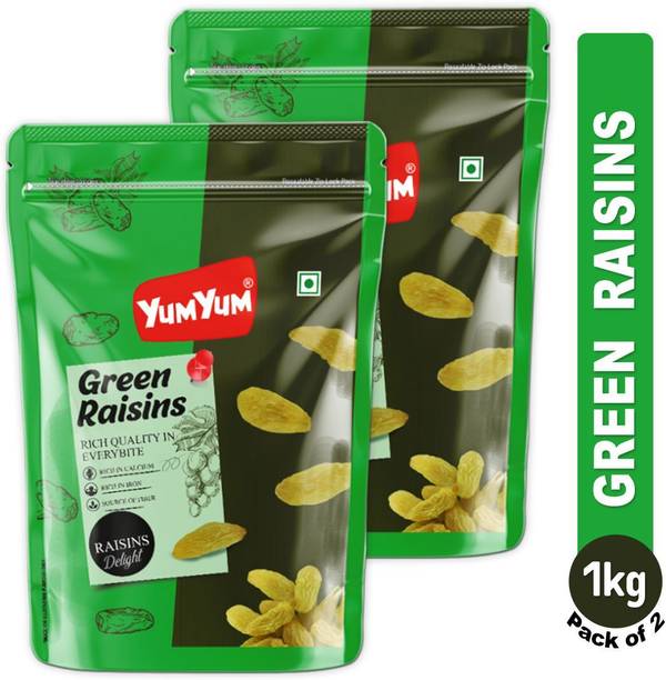 YUM YUM Premium Raisins Kishmish 1kg Raisins