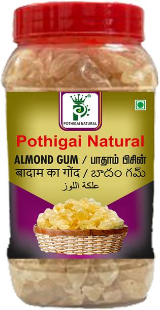 POTHIGAI NATURAL Almond Gum/Badam Pisin/100% Natural/Body Coolant/Gond Katira Almonds