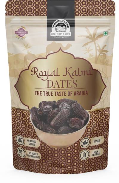 WONDERLAND Foods - Kalmi Dates 200g | Organic Soft & Handpicked | Khajoor | Khajur | Dry Dates
