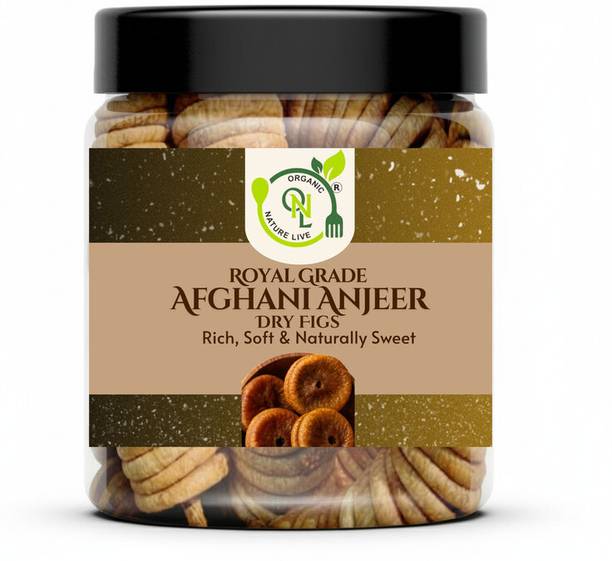 organic nature live Premium Anjeer_Dried Figs – Rich Taste & High Nutrition Figs