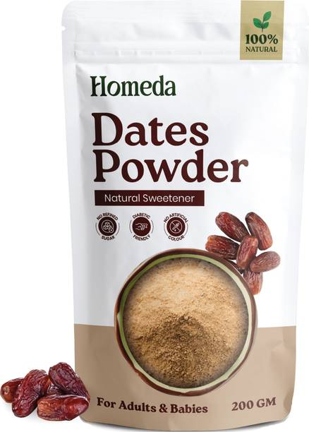 Homeda Dates Powder for Babies | Dry Date Powder, Kharik / Khajur Seed | Sugar Free Dates