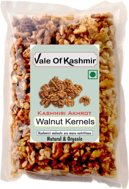 vale of kashmir Kashmiri Akhrot, Broken Walnut Kernels, Natural & Organic, Nutritious Dry Fruit Walnuts