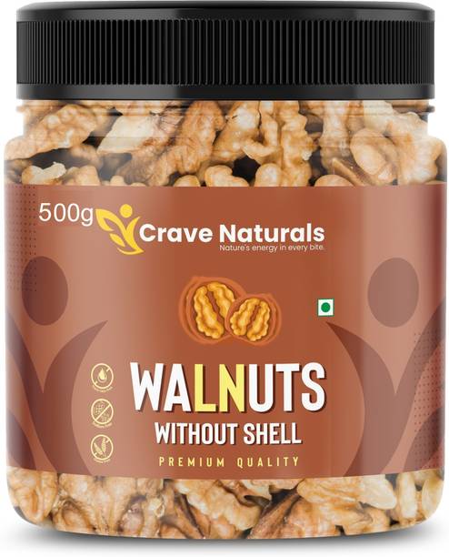 Crave Naturals Premium Organic Raw Walnuts | Fresh, Crunchy, Heart-Healthy Walnuts