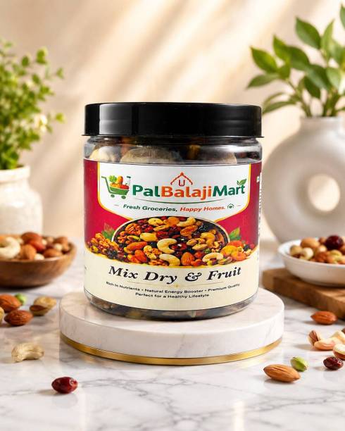 Pal Balaji Mart Mix Dry fruits | Trail Mix | Fitness Trail Mix | Mixed Nut Assorted Fruits & Nuts, Cashews, Almonds, Apricots, Raisins