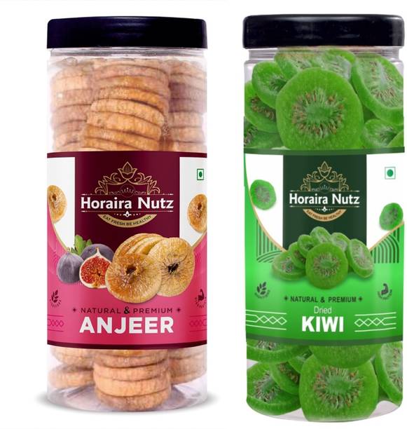 Horaira Nutz Premium 100% Natural Dryfruits Combo Pack 500g Anjeer 250g , Kiwi 250g - Figs, Kiwi