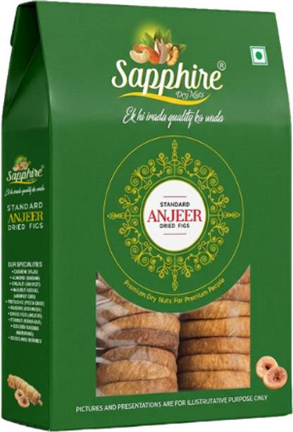 Sapphire Popular Dried Figs (Anjeer) 250g Pack of 1 Figs
