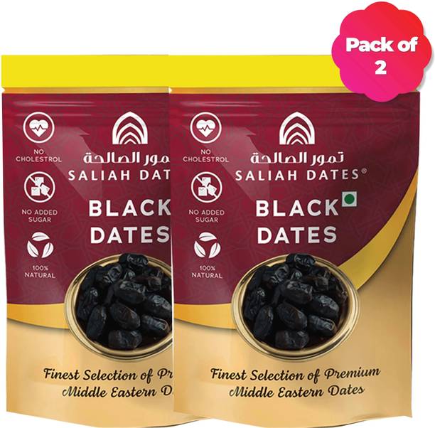 SALIAH DATES Black Dates,Khajoor for Strong Bone,Dry Fruit,Healthy Snack,100% Fresh & Natural Dates