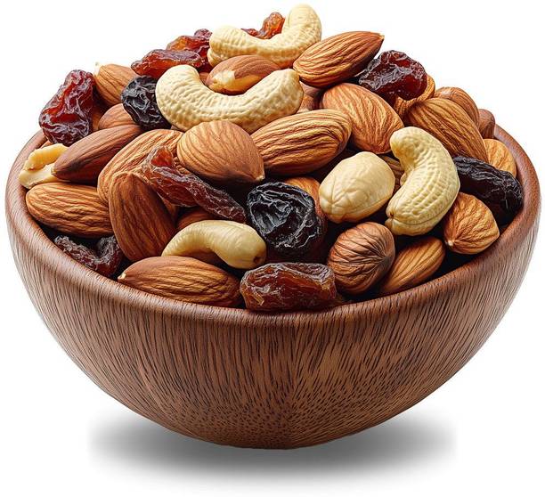 Flavour Delight Prime Wellness Dry Fruit 250g | Almonds, Cashews, Raisins| Healthy Dry Fruit Mix Almonds, Amla, Apricots, Assorted Seeds & Nuts, Cashews, Cherries, Dates, Raisins
