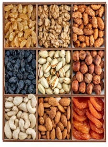 hanumant enterprises Natural and Premium Healthy Mix Dry Fruits 1kg Assorted Nuts