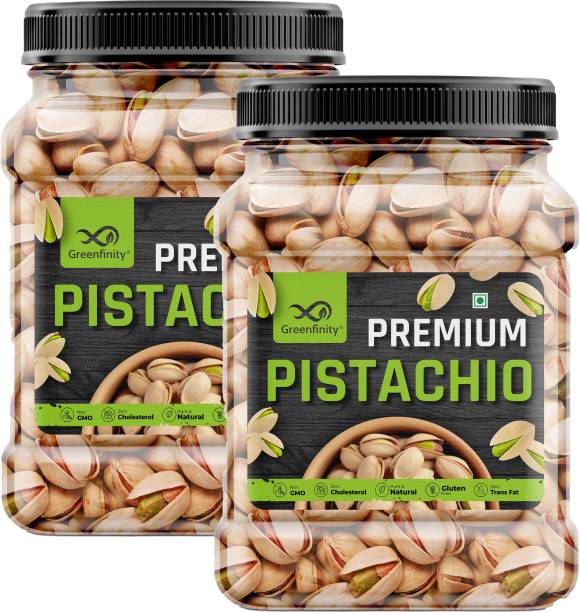 Greenfinity Whole Roasted Salted Pistachios [Pista King] [Vacuum Pack] - 1kg Pistachios
