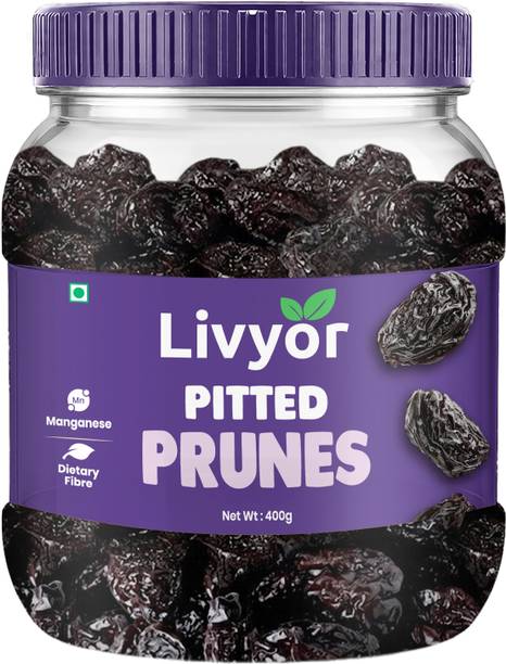 LIVYOR Premium Pitted Prunes | Dry Fruits Prunes