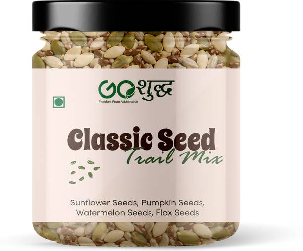 Goshudh Classic Seeds Trail Mix | 4 Superfood in 1 Mixes | 250 g Pack Assorted Seeds & Nuts