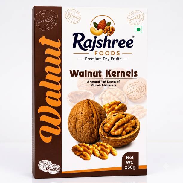 RAJ SHREE FOODS Premium Walnut Kernels (Akhrot Giri) - Rich in Omega 3 & Brain Food Walnuts