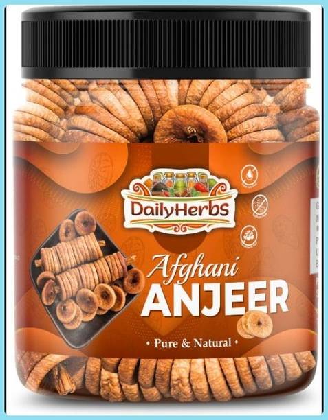 DAILYHERBS Premium Dried Afghani Anjeer | Dryfruits | Fresh Dried | Figs
