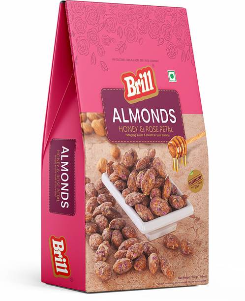 BRILL Honey & Rose Petal Almonds