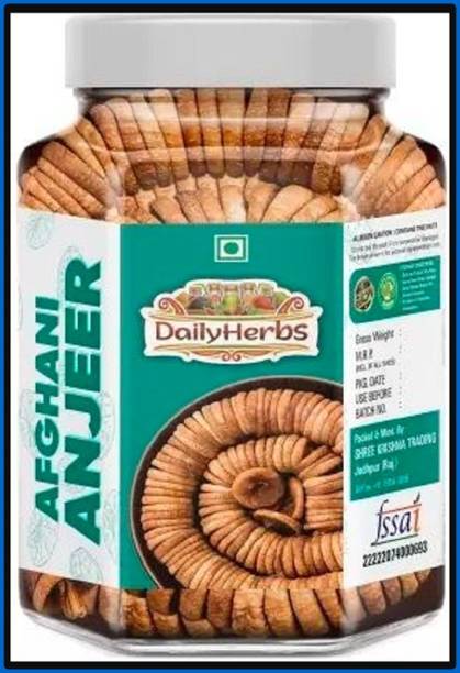 DAILYHERBS Premium Dried Afghani Anjeer/ | Fresh Dried Anjeer | Figs