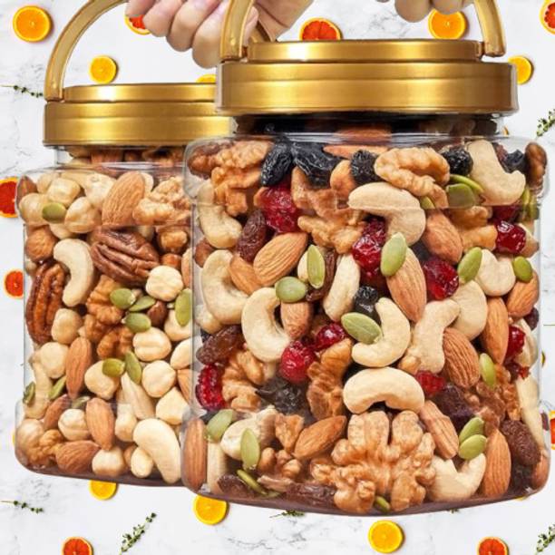 Get Fresh 06Dry Fruits Nut Mix Black & Green Raisin,Almonds,Cashews,Apricot,Pistachios,