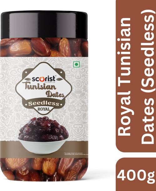 Scorist Royal Tunisian Dates (Seedless) 400g Dates