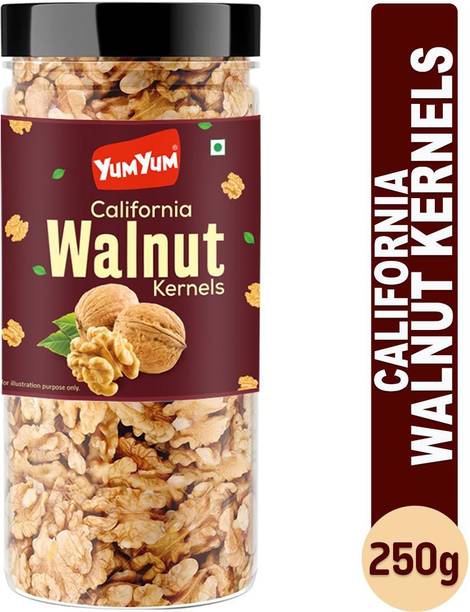 YUM YUM California Walnut Kernels 250g, Akhrot Giri Dry Fruits - Walnuts