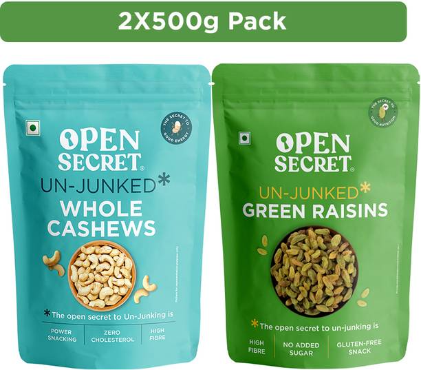 OPEN SECRET Premium Dry Fruits Combo Kaju Cashews, Ki...
