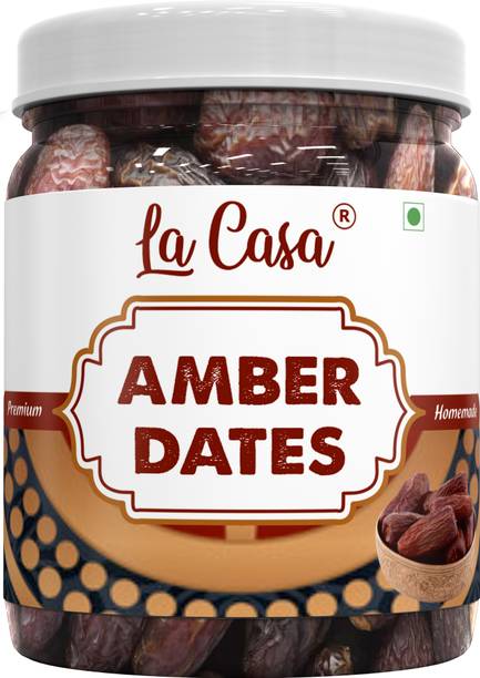 La Casa Premium Amber International Dates | Rich Khajur | Organic | Dry Dates