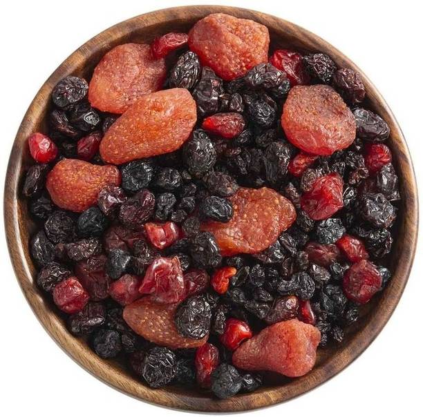 ZION Dry Berries Mix-Blueberry-Strawberry-Cherry-Cranberry-Golden berry Assorted Fruit