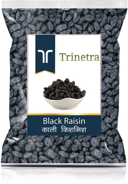 Trinetra Black Raisin 1Kg (Pack of 1) Kali Kishmish (1000 g) Raisins