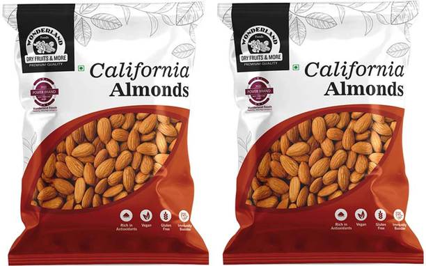 WONDERLAND Foods Raw California 100g X 2 Almonds