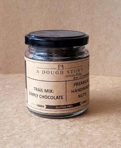 A DOUGH STORY Simply Chocolate Trail Mix Almonds, Hazelnuts