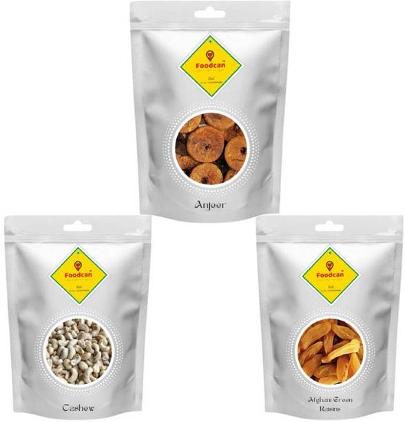 FOODCAN Cashew + Green Raisins + Dried Figs