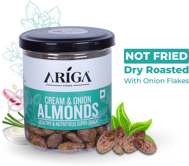 Ariga Foods Cream & Onion California Badam | Almonds