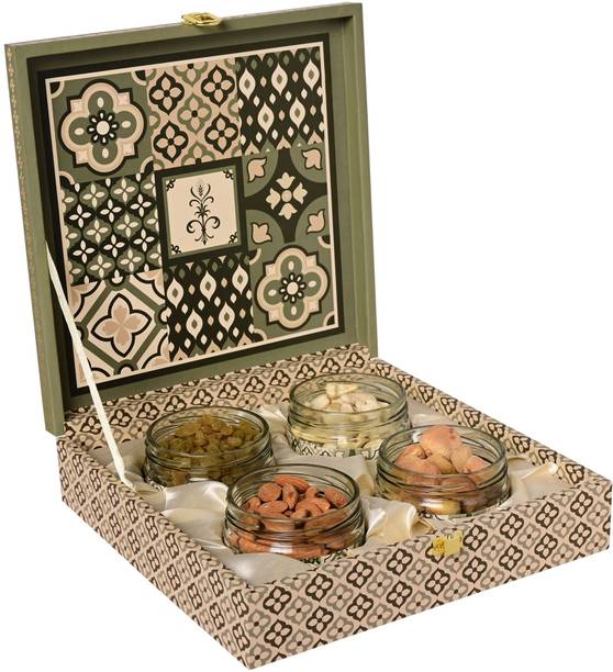 Riwaz Luxury Dry Fruit Gift Hamper Diwali Gifts Festival Occasions Almonds, Cashews, Raisins