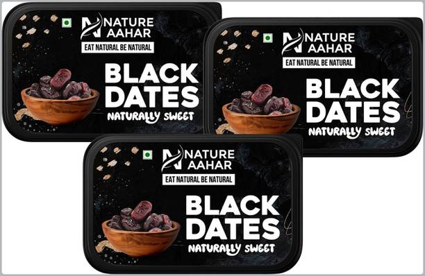 Nature Aahar Premium Black | 100% Fresh & Natural |Dry Fruit Dates