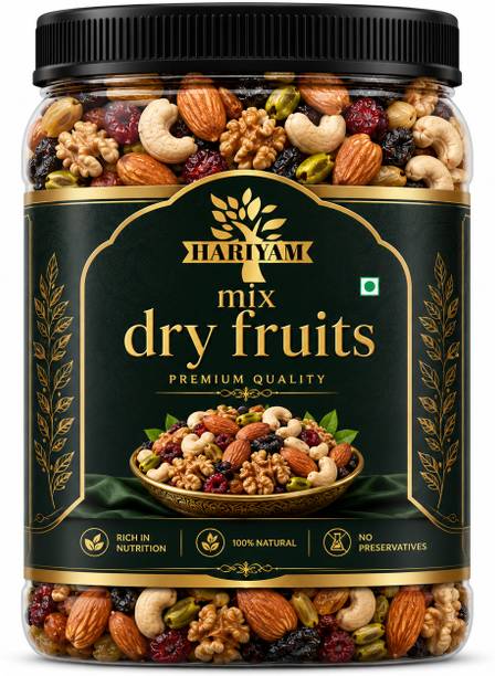 HARIYAM Mixed Dry Fruit Combo | Premium Nuts, Seeds & Dried Fruits, Almonds, Cashews, Pistachios, Raisins, Walnuts