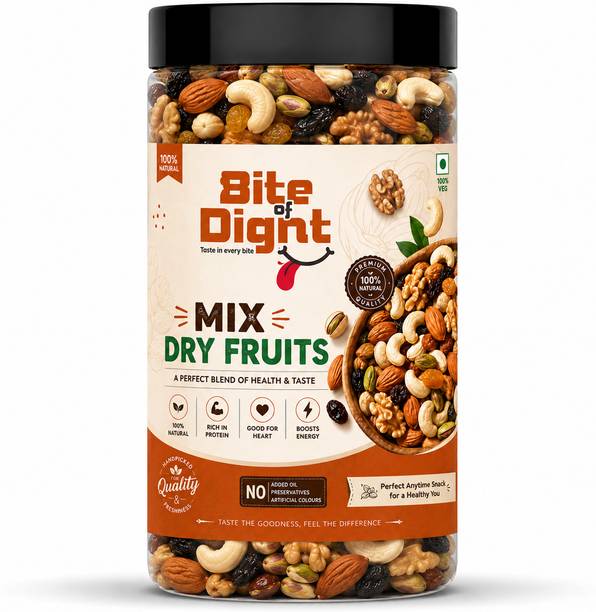 Bite Of Dight Premium Mewa Mix ( Almonds, Apricots, Assorted Fruits & Nuts, Cashews, Dates, Kiwi, Raisins