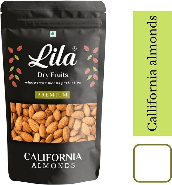 lila dry fruits Premium California Almonds kernels| American Badam 100gm Almonds