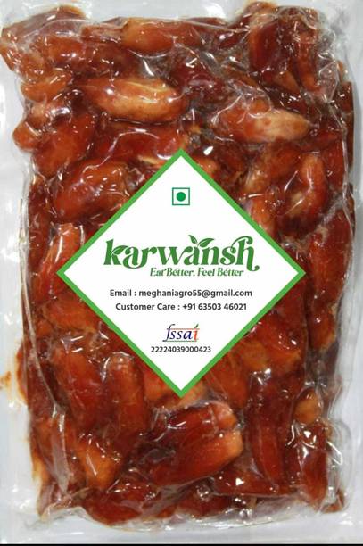 KARWANSH Dates with Seeds | Vaccum Pack Khajur | Arabian Date| Dry Fruits Dates (1 kg) Dates