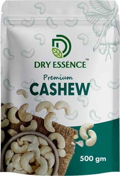 DRY ESSENCE Premium Sea Salt Cashew Nuts 500g Zipper Pouch Cashews