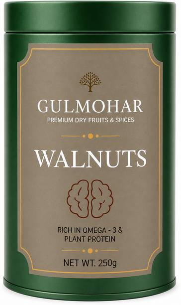 GULMOHAR Chile Walnut Kernels (Akhrot) 250g | Healthy Dry Fruit Snack Walnuts