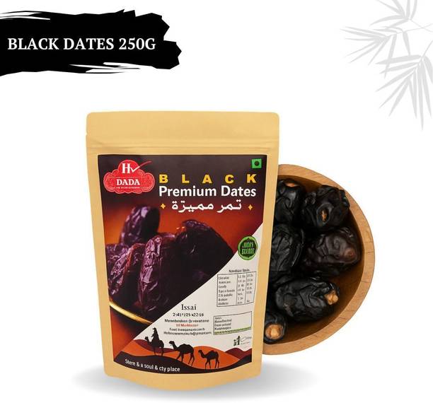 DADA Black Dates | Natural For Daily Healthy Eating | Tasty Dates