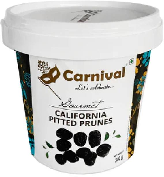 CARNIVAL California Pitted Prunes- Dried Seedless Plum 300g (Healthy, Aloobukhara) Prunes