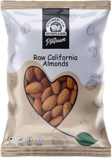 WONDERLAND Platinum California Raw Almonds 500g Almonds