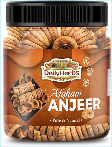 DAILYHERBS Premium Dried Afghani Anjeer | Dryfruits | Fresh Dried Figs