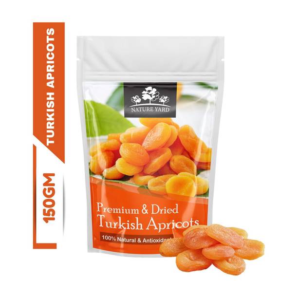 NATURE YARD Turkish Apricots dry fruits without seed, dried Apricot Apricots